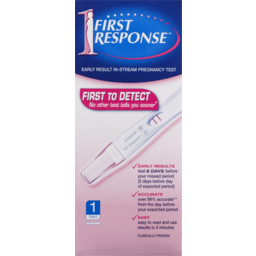 Photo of First Response In Stream Pregnancy Test Kit Single Pack