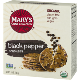 Photo of Marys Gone Crackers Blk Pep 184gm