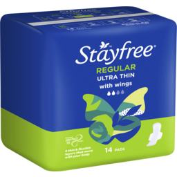 Photo of Stayfree Ultrathin Regular Pads With Wings 14 Pack