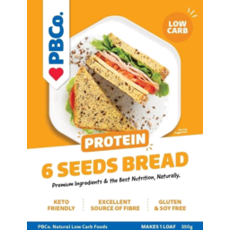 Photo of PBCO Protein Bread Co Protein Bread Mix 6 Australian Seeds