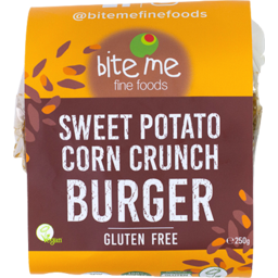 Photo of Bite Me Sweet Potato Corn Crunch Burger 250g