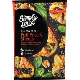 Photo of Simply Wize Gluten Free Puff Pastry 4 Sheets 540g