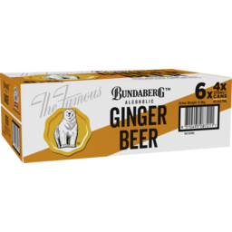 Photo of Bundaberg Rum Alcoholic Ginger Beer Can 375ml 24pk