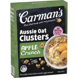 Photo of Carman's Aussie Oat Clusters Apple Crunch 450gm