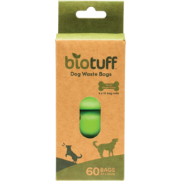 Photo of BIOTUFF Dog Waste Bags Refill 60