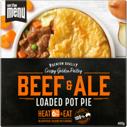 Photo of O/Menu Pie Pot Beef&Ale 400gm