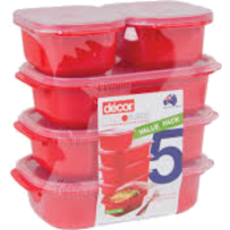 Photo of Decor Microwave Safe Pack 5 piece