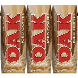 Photo of Oak Longlife Flavoured Milk Iced Coffee 3 X 250ml 3.0x250ml