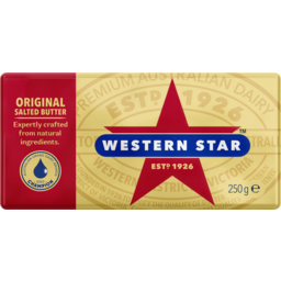 Photo of Butter SALTED Western Star 250g