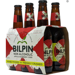 Photo of Bilpin Non-Alcoholic Apple Raspberry Cider 6pk