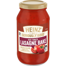 Photo of Heinz Seriously Good Pasta Bake Sauce Rich Tomato Lasagne