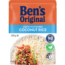 Photo of Bens Original Lightly Flavoured Coconut Rice Pouch 250g
