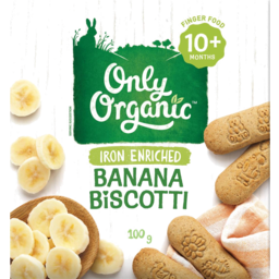 Photo of Only Organic Banana Biscotti 9 Months 100g