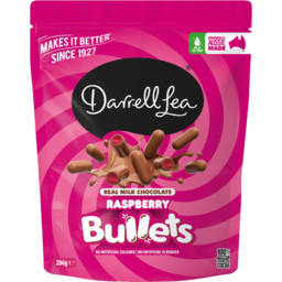 Photo of Darrell Lea Bullet Raspberry Milk Chocolate