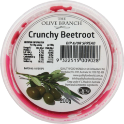 Photo of The Olive Branch Crunchy Beetroot Dip & Or Spread 200g