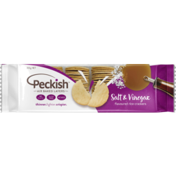 Photo of Peckish Sea Salt & Vinegar Flavour Rice Crackers 100g