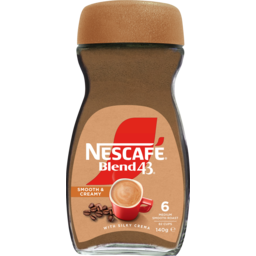 Photo of Nescafe Blend 43 Smooth & Creamy Instant Coffee 140g