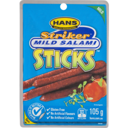 Photo of Hans Striker Mild Salami Sticks 105g