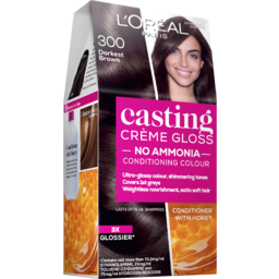 Photo of L'oréal Paris Casting Crème Gloss Semi-Permanent Hair Colour - 300 Darkest Brown (Ammonia Free)