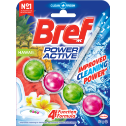 Photo of Bref Power Active Escapes Freshener Hawaii In The Bowl Toilet Cleaner 50g