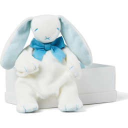 Photo of Maud n Lil Organic Cotton Comforter (Bunny) - Blue/White