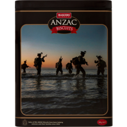 Photo of Bakers Finest Rsl Anzac Biscuits Commemorative Tin 500g