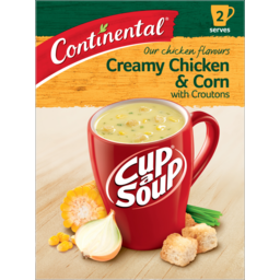 Photo of Continental Classics Cup A Soup Creamy Chicken & Corn With Croutons 60g