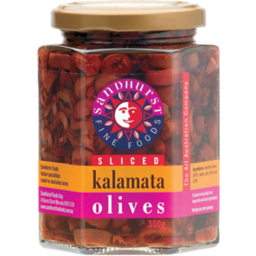 Photo of S/Hurst Olives Kalamata Sliced