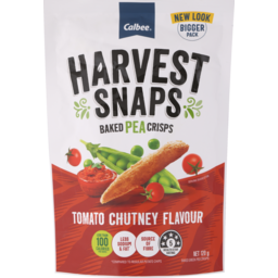 Photo of Calbee Harvest Snaps Tomato Chutney Pea Crisps 12.0x120g