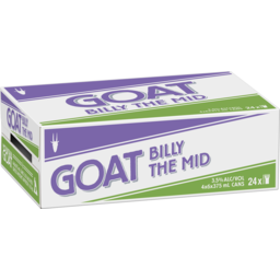 Photo of Mountain Goat Billy the Mid 3.5% 24x375ml