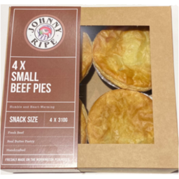 Photo of JOHNNY RIPE SMALL BEEF PIES (4 PACK)
