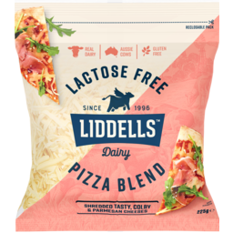 Photo of Liddells Lactose Free Shredded Cheese Pizza Blend 225gm