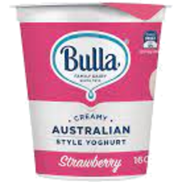 Photo of Bulla Yoghurt Australian Style Strawberry 160g 