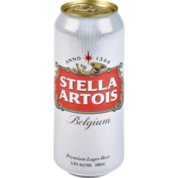 Photo of Stella Artois Can 5% 500ml