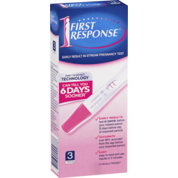 Photo of First Response Instream Pregnancy Test 3 Pack