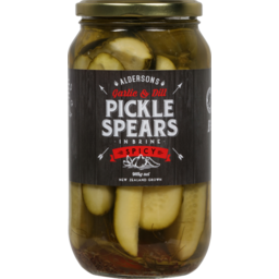 Photo of Aldersons Pickled Spears Spicy Garlic & Dill