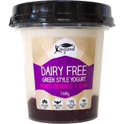 Photo of King Land Dairy Free Greek Style Yoghurt Mixed Berry 500gm