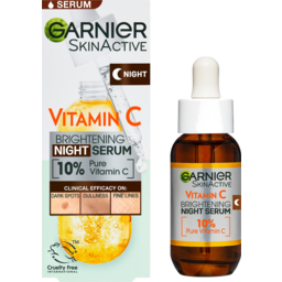 Photo of Garnier 10% Vitamin C Brightening Night Serum 30ml