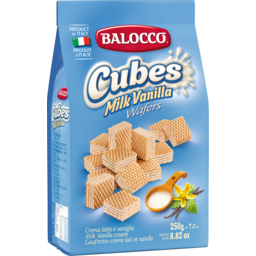 Photo of Balocco Milk Vanilla Cubes Wafers