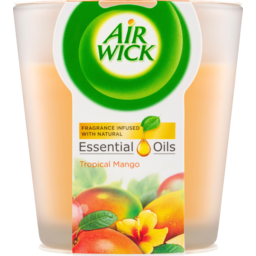 Photo of Air Wick Essential Oils Tropical Mango Candle 105g