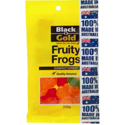 Photo of Black & Gold Fruity Frogs