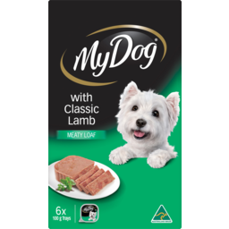 Photo of My Dog With Classic Lamb Meaty Loaf Dog Food 6x100g