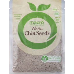 Photo of Macro Organic White Chia Seeds 350g