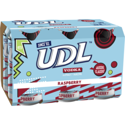 Photo of UDL Vodka & Raspberry Cans