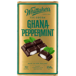 Photo of Whittaker's Chocolate Block 72% Ghana Peppermint