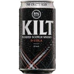 Photo of Kilt Blended Scotch Whiskey & Cola Can 8% 375ml