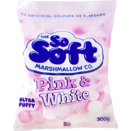 Photo of So Soft Pink & White Marshmallows 300gm