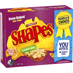 Photo of Arnott's Shapes Cracker Biscuits Chicken Parma 165gm