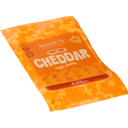 Photo of Nudairy Dairy Free Cheddar Style Cheese Block