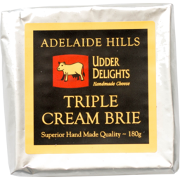 Photo of Udder Delights Adelaide Hills Triple Cream Brie 180g